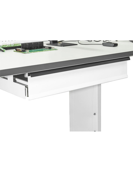 Drawer cabinet with one drawer under ESD table