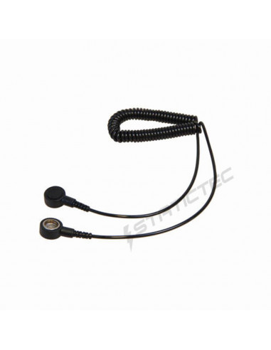 Kroucený kabel s 2x patentem 10 mm