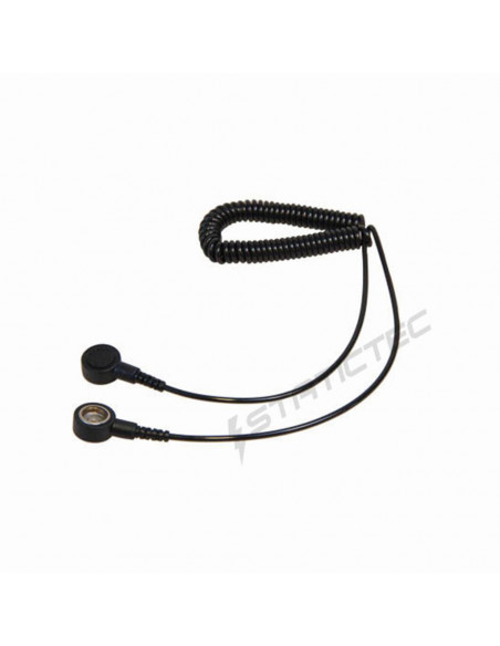 Kroucený kabel s 2x patentem 10 mm