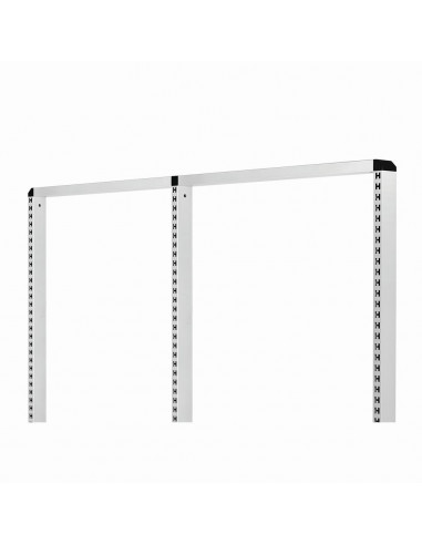 Perforovaný krátký rám pro příslušenství 2x 900 mm