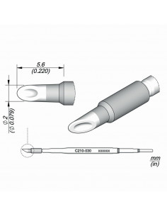 Pájecí hrot C210-030