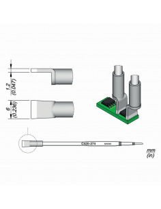Pájecí hrot C420-274
