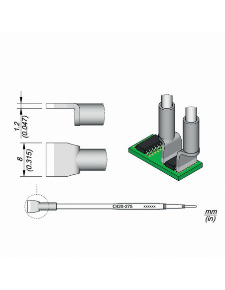 Pájecí hrot C420-275