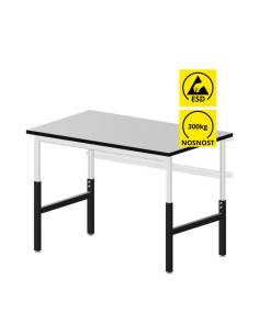Výškově stavitelný ESD stůl Reeco CLASSIC 1200 x 750