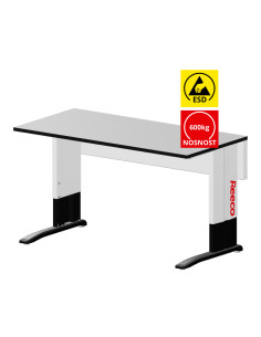 Elektricky výškově stavitelný ESD stůl Reeco PREMIUM 1530 x 750