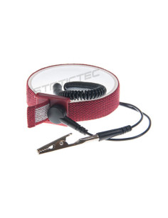 ESD náramek s uzemňovacím kabelem /patent 10mm / banánek s krokosvorkou / Anti-allergic