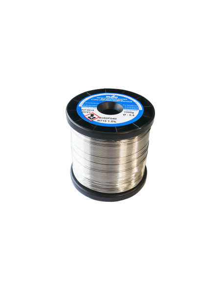 Pájecí drát Sn60Pb40, průměr 0,5 mm, 1kg