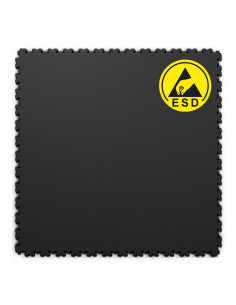 ESD XL puzzle na podlahu, černé, 653 x 653 mm