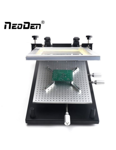 NeoDen FP2636F manual screen printing for frame stencils