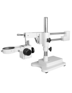 Dvouramenný velice stabilní stojan pro stereomikroskopy včetně držáku těla