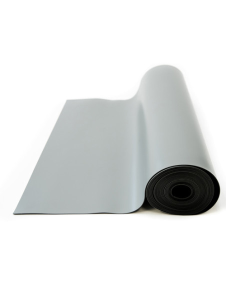 Gray ESD mat, roll 0.6 x 10 m