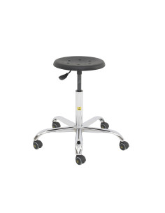 ESD otočná stolička,  výška sedáku 51 - 69 cm