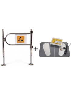 ESD Entry System: Manual Gate with Electric Lock and PGT120 Tester