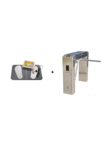 ESD turnstile PREMIUM including tester