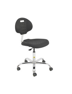 ESD polyurethane chair, seat height 55 - 73 cm
