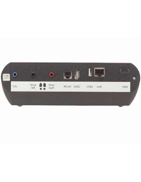 PGT130DT ESD Tester, including an RFID reader, a footplate, and a data terminal