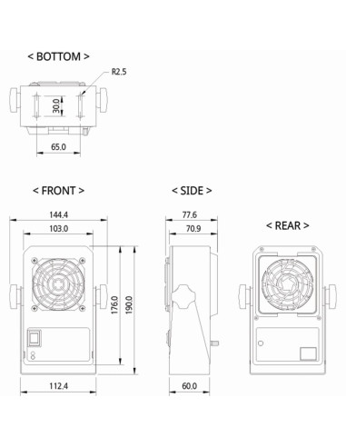 Mini desktop ioniser SBL-18