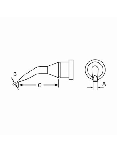 Soldering tip LT-4X
