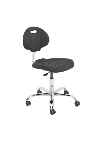 ESD polyurethane chair, seat height 58 - 83 cm