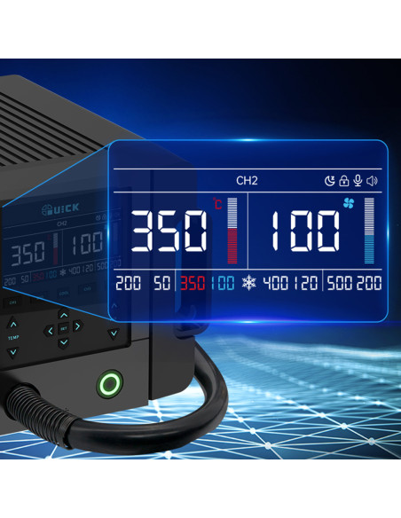 Horkovzdušná pájecí stanice QUICK 861PRO