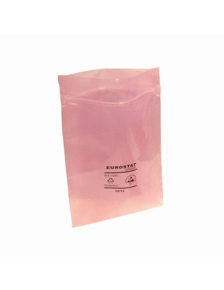 ESD dissipative zipper bags, 102 x 152 mm, 50 µm