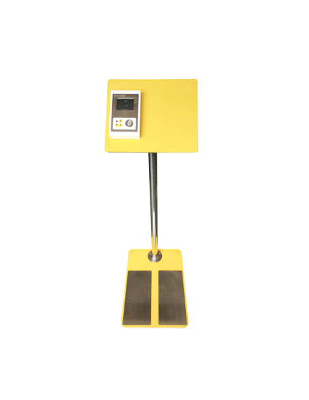 Combined ESD Tester for Footwear and Wrist Straps with a Display and User Interface