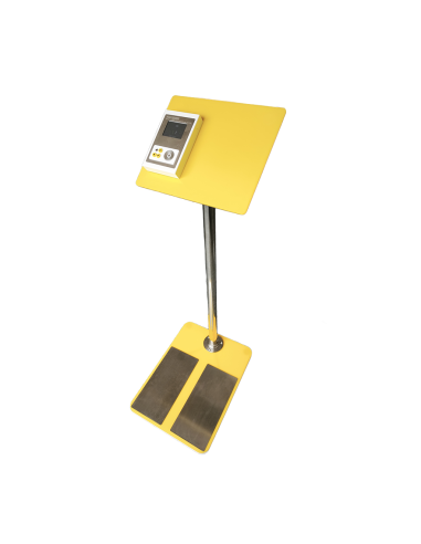 Combined ESD Tester for Footwear and Wrist Straps with a Display and User Interface