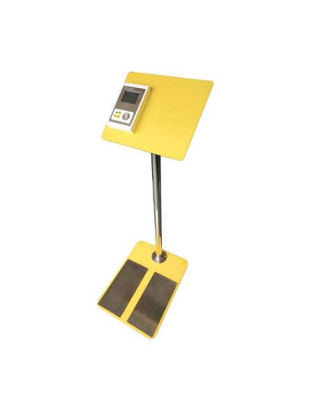 Combined ESD Tester for Footwear and Wrist Straps with a Display and User Interface