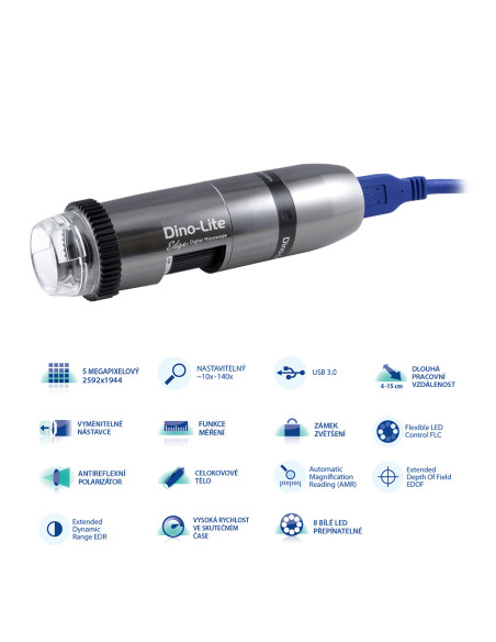 Digital USB microscope Dino-Lite AM73915MZTL