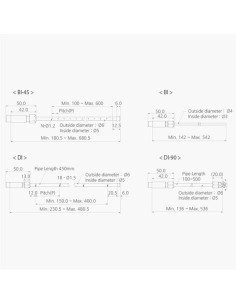 DI-N100 straight attachment for nozzle SPN-11/11/11S